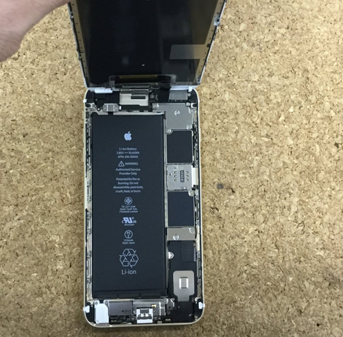 iPhone6sPlus 液晶交換．分解方法3