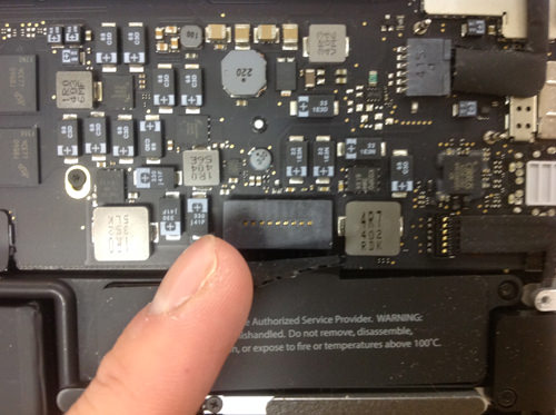 MacbookProRetina A1502 SSD交換方法3