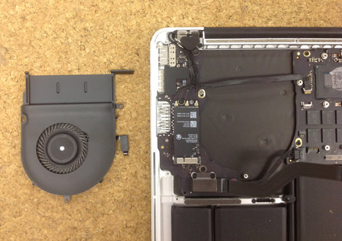 MacbookProRetina A1502 HDMI board, Wifi replacement method 3