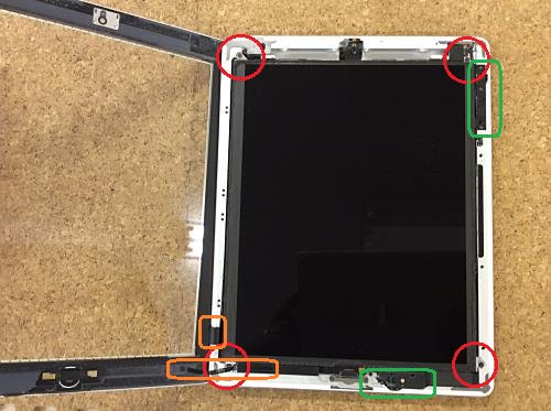 iPad retina dock connector disassembly method 4