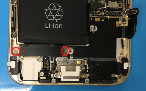 iphone6 Dock connector disassembly method 1
