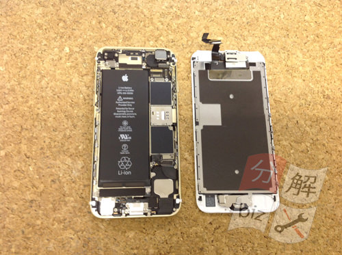iphone6s 液晶ガラス、パネル分解方法10