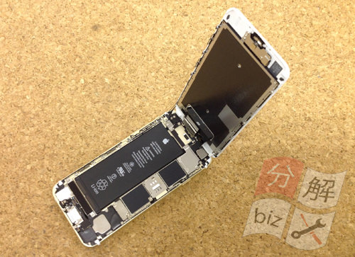 iphone6s 液晶ガラス、パネル分解方法4