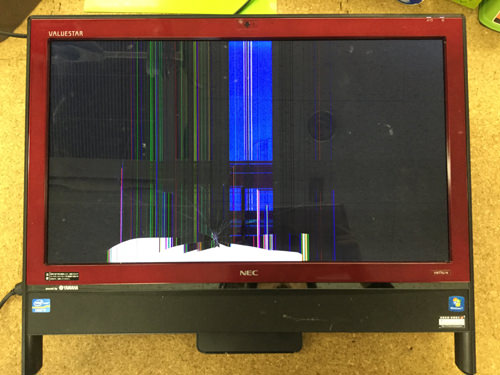 VN770/H LCD cracking