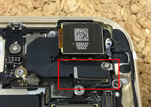 iPhone6sPlus カメラ交換．分解方法8