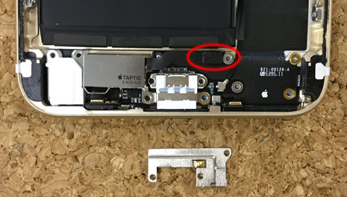 iPhone6sPlus ドックコネクター交換．分解方法2