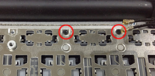 MacbookAir A1370 キーボード交換 方法4