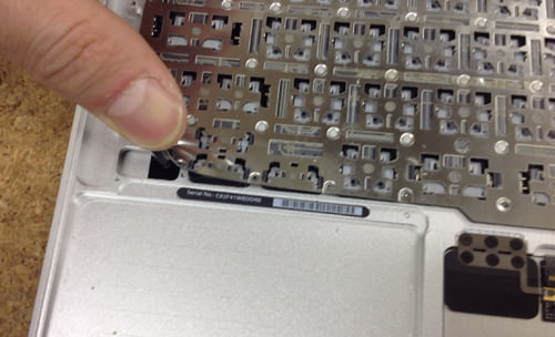 MacbookAir A1370 キーボード交換 方法5