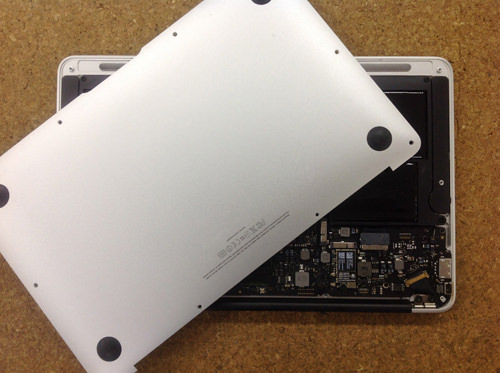 MacbookAir A1370 SSD交換 方法3