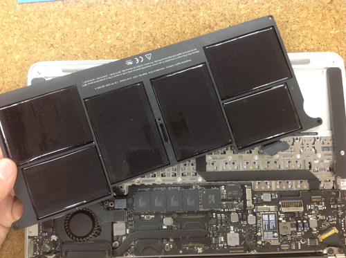 MacbookAir A1370 SSD交換 方法6