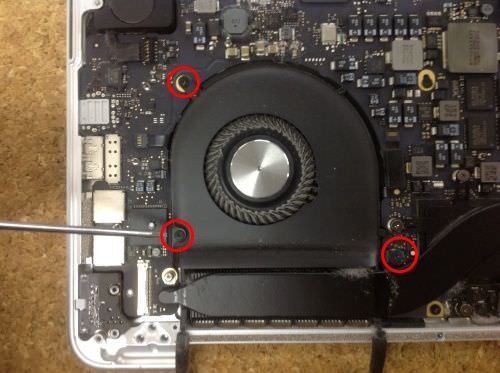 Macbook Pro Retina A1398 ロジックボード交換方法14