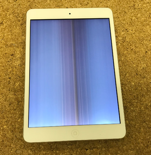 iPad Mini 2 画面に線